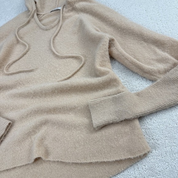 Mes Demoiselles Pichu Hoodie Womens 0 Beige Wool Alpaca Knit Sweater $380 - Picture 2 of 11